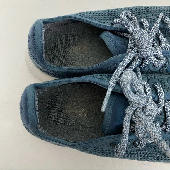 Allbirds Tree Runners Sneakers Blue White Womens 9 Shoes Lightweight Eco Mesh - Picture 12 of 14